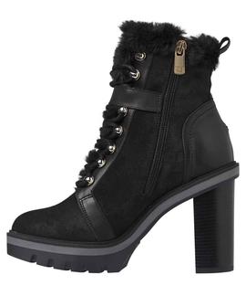 TOMMY WARM LINED HIGH HEEL BOOT BLACK