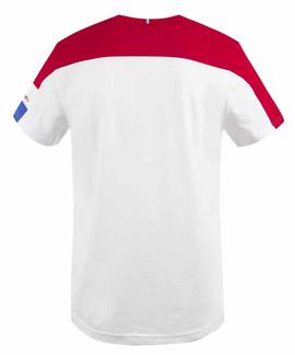 TRI TEE SS Nº1 M NEW OPTICAL WHITE / PUR ROUGE