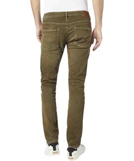 PANTALÓN VAQUERO STANLEY TAPER FIT 876 WALNUT