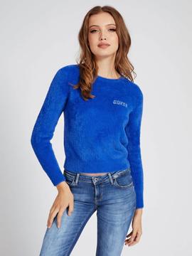 ROSMARY RN SWEATER SURFING BLUE