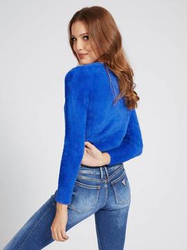 ROSMARY RN SWEATER SURFING BLUE