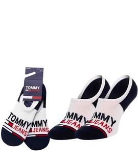 TH UNISEX PIMKIE 2 PACK TOMMY JEANS WHITE