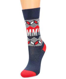 TH KIDS SOCK 2 PACK FAIRISLE TOMMY ORIGINAL