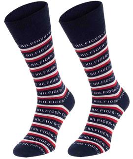 TH MEN SOCK 3 PACK LOGO GIFTBOX DARK NAVY