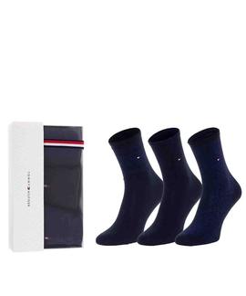 TH WOMEN SOCK 3 PACK GIFTBOX NAVY - BLUE