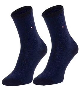 TH WOMEN SOCK 3 PACK GIFTBOX NAVY - BLUE