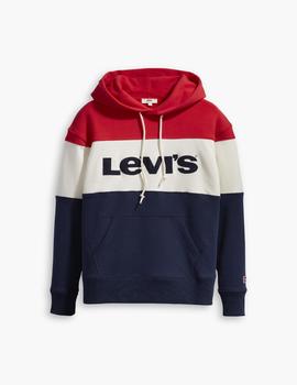 COLORBLOCK SPORT HOODIE RETRO
