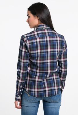 CAMISA M TARTAN AZUL