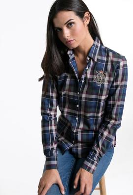 CAMISA M TARTAN AZUL