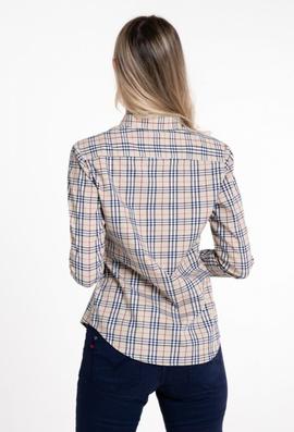 CAMISA M TARTAN BEIGE