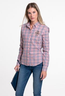 CAMISA M TARTAN ROSA