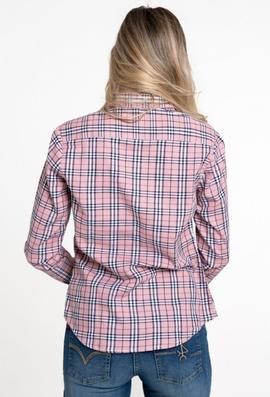 CAMISA M TARTAN ROSA