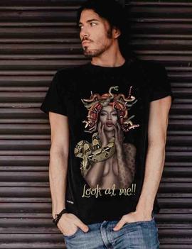 CAMISETA UNISEX MEDUSA NEGRA