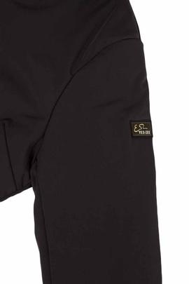 ABRIGO ACOLCHADO SOFTSHELL NYLON NEGRO