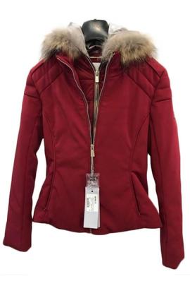 CHAQUETA DE MUJER ACOLCHADA SOFTSHELL GRANATE