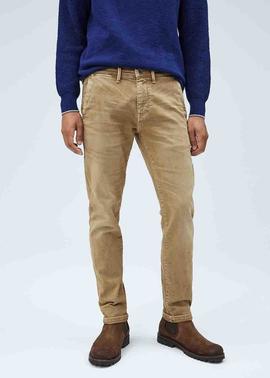 PANTALÓN BOLSO CHINO JAMES SLIM FIT MALT