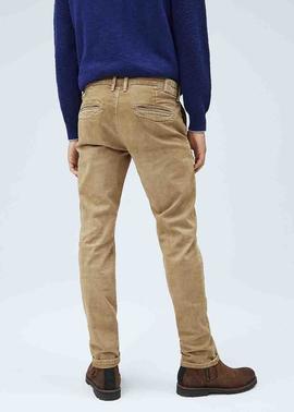 PANTALÓN BOLSO CHINO JAMES SLIM FIT MALT