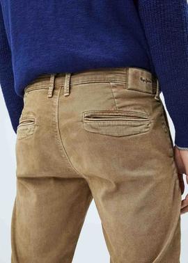 PANTALÓN BOLSO CHINO JAMES SLIM FIT MALT