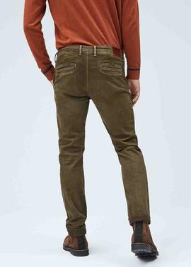 PANTALÓN BOLSO CHINO JAMES SLIM FIT WALNUT