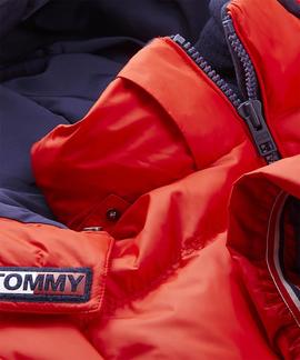 TJM ESSENTIAL DOWN JACKET DEEP CRIMSON