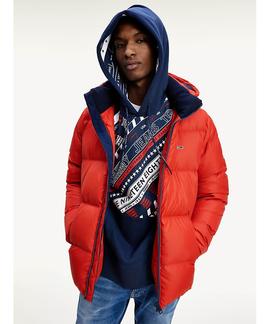 TJM ESSENTIAL DOWN JACKET DEEP CRIMSON