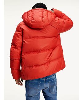 TJM ESSENTIAL DOWN JACKET DEEP CRIMSON