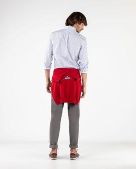 CAMISA BLANCA CON ESTAMPADO DE BICICLETAS