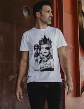 CAMISETA UNISEX MADONNA REBELHEART BLANCA