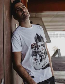 CAMISETA UNISEX MADONNA REBELHEART BLANCA