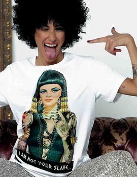CAMISETA UNISEX CLEOPATRA BLANCA