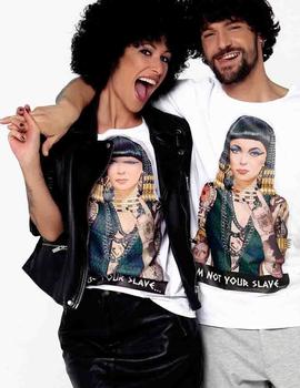 CAMISETA UNISEX CLEOPATRA BLANCA