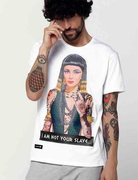 CAMISETA UNISEX CLEOPATRA BLANCA