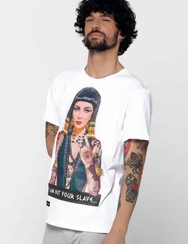 CAMISETA UNISEX CLEOPATRA BLANCA