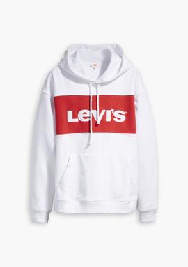 CB SPORTSWEAR HOODIE OVERSIZED FIT WHITE - LYCHEE