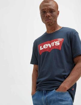 CAMISETA LEVI’S® GRAPHIC SETIN NECK HOUSEMARK AZUL MARINO