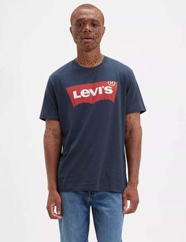 CAMISETA LEVI’S® GRAPHIC SETIN NECK HOUSEMARK AZUL MARINO