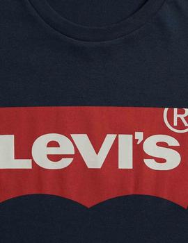 CAMISETA LEVI’S® GRAPHIC SETIN NECK HOUSEMARK AZUL MARINO