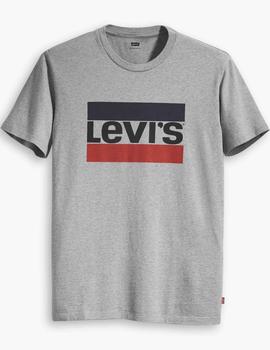 CAMISETA LEVI’S® SPORTSWEAR LOGO GRIS