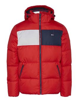 TJM COLORBLOCK PADDED JACKET DEEP CRIMSON