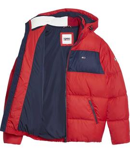 TJM COLORBLOCK PADDED JACKET DEEP CRIMSON