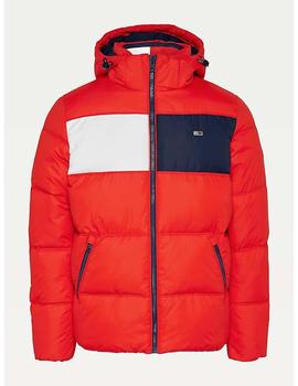 TJM COLORBLOCK PADDED JACKET DEEP CRIMSON