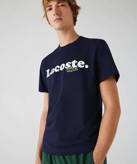 CAMISETA LACOSTE CON LOGO DE COCODRILO