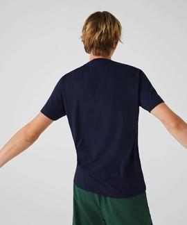 CAMISETA LACOSTE CON LOGO DE COCODRILO