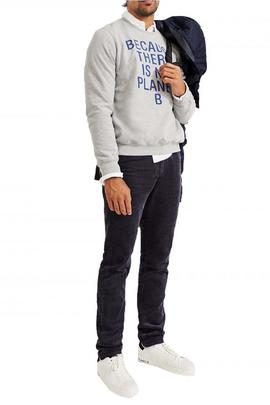 SAN DIEGO BECOUSE SWEATSHIRT MAN 302 GREY MELANGE