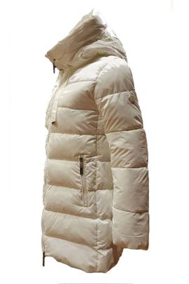 CHAQUETA DE PLUMAS ALBERT CON CAPUCHA BLANCA