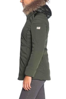 CHAQUETA DE MUJER 3/4 ACOLCHADA SOFTSHELL VERDE