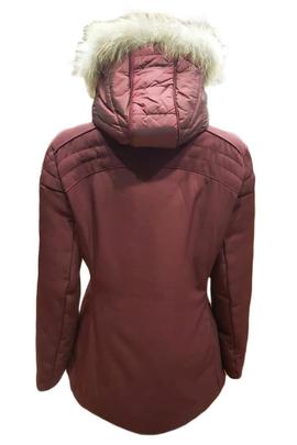 CHAQUETA DE MUJER 3/4 ACOLCHADA SOFTSHELL GRANATE