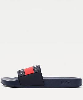 TOMMY JEANS FLAG POOL SLIDE TWILIGHT NAVY