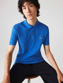 POLO LACOSTE SLIM FIT QPT AZUL