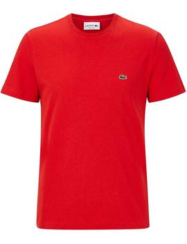 CAMISETA BÁSICA LACOSTE ROJA